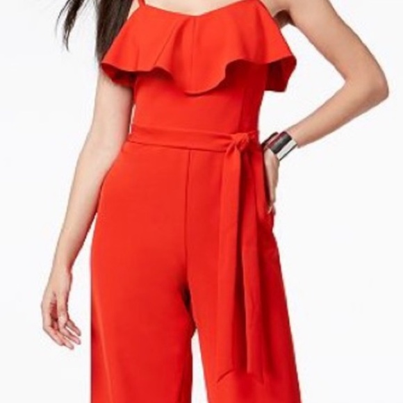 Thalia Sodi Red Jumpsuit - Picture 3 of 10